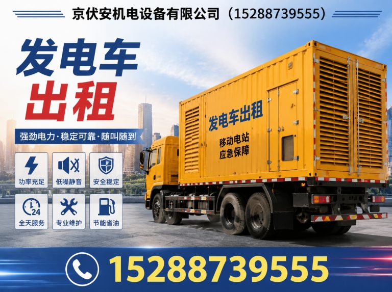 内江应急发电机出租展示图